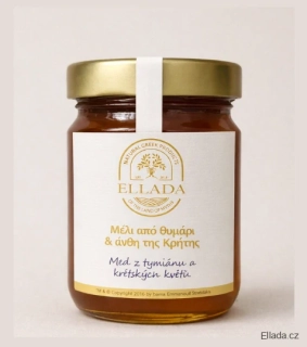 Ellada,Med z tymiánu a krétských květů 400g
