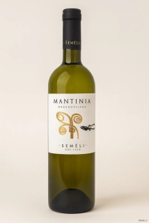 Semeli Nassiakos Mantinia. Krétské bílé víno, suché 750 ml.